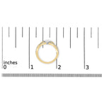 10K Two Tone Color 2/3 Cttw Diamond Kite and Twist Shank Ring (H-I Color,SI2-I1 Clarity)